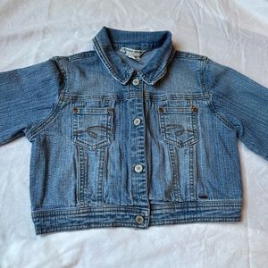 LIMITED TOO Toddler Girls Faded Light Denim  Jean Jacket Size XS 4/5